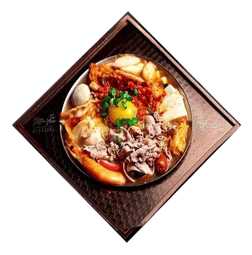 kimchi dumpling hot soup